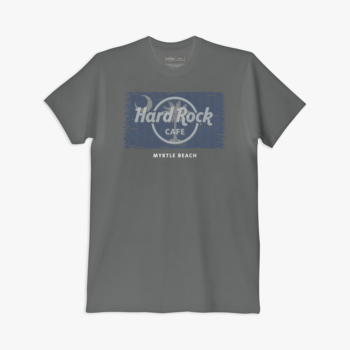 Repeat City Local Flag Tee In Charcoal Gray image number 1